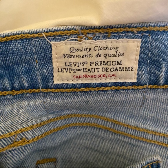 Levis quality womens 31 wedge straight leg jean - Picture 4 of 7